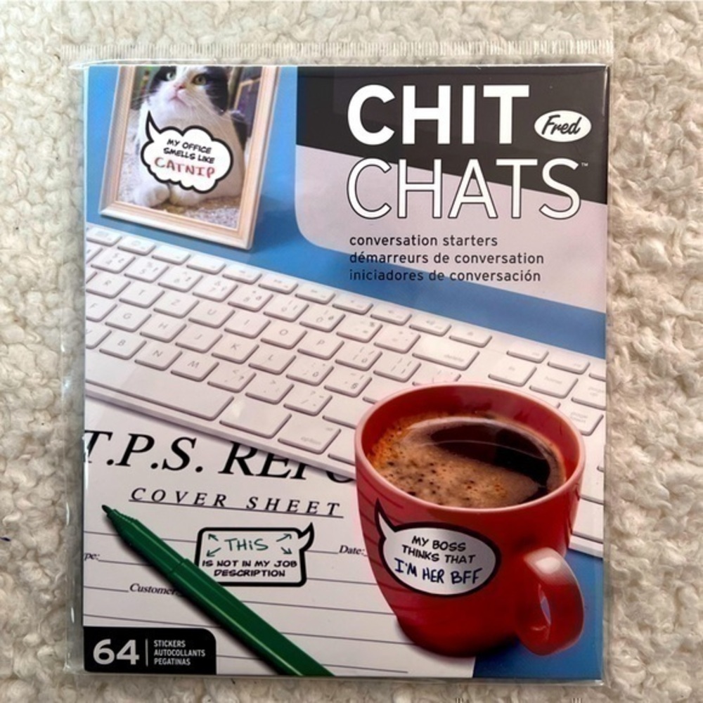 Fred "Chit Chats" Conversation Starter Stickers